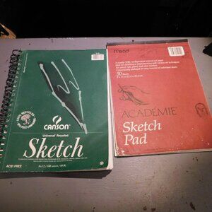 Sketch Pads and NEW Drafting Pencil Set